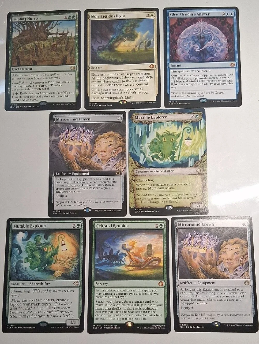 Magic The Gathering ECL Rare And Mythic Foil 17 Card Lot